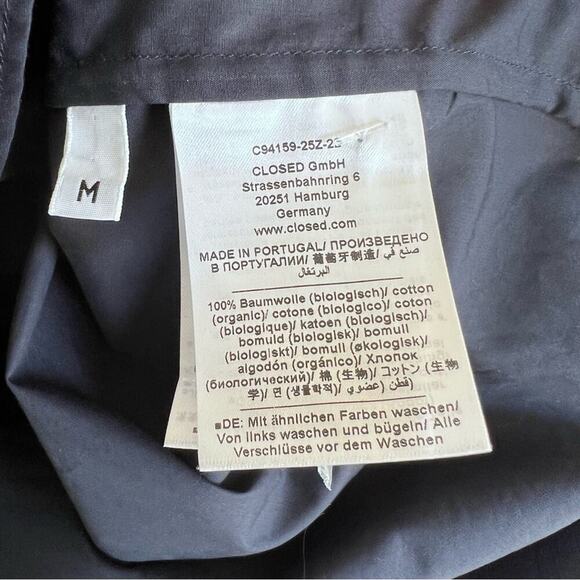 Closed Organic Poplin Dark Night Blouse - Picture 5 of 11